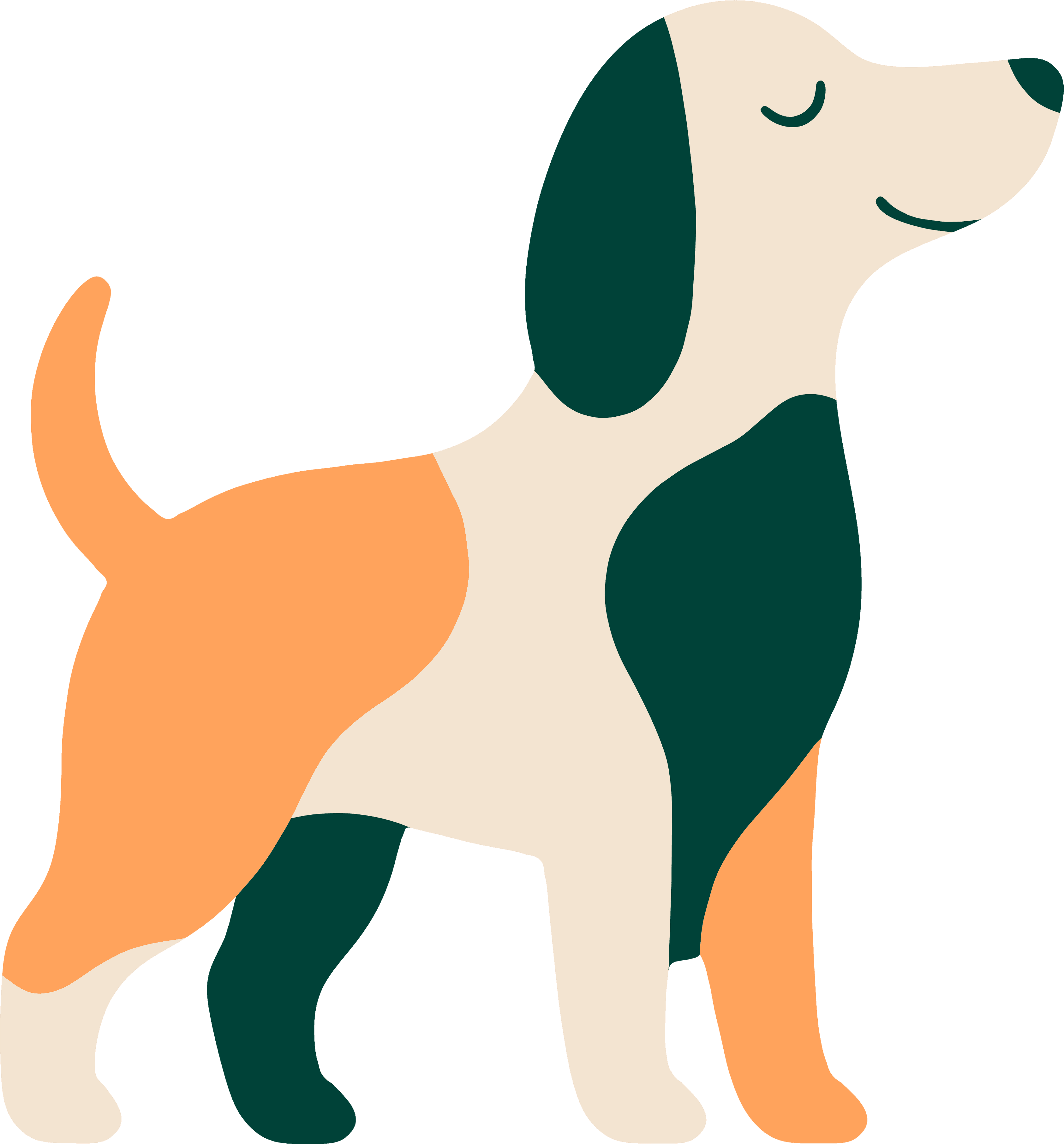 Perro feliz alimentado con BetterBites